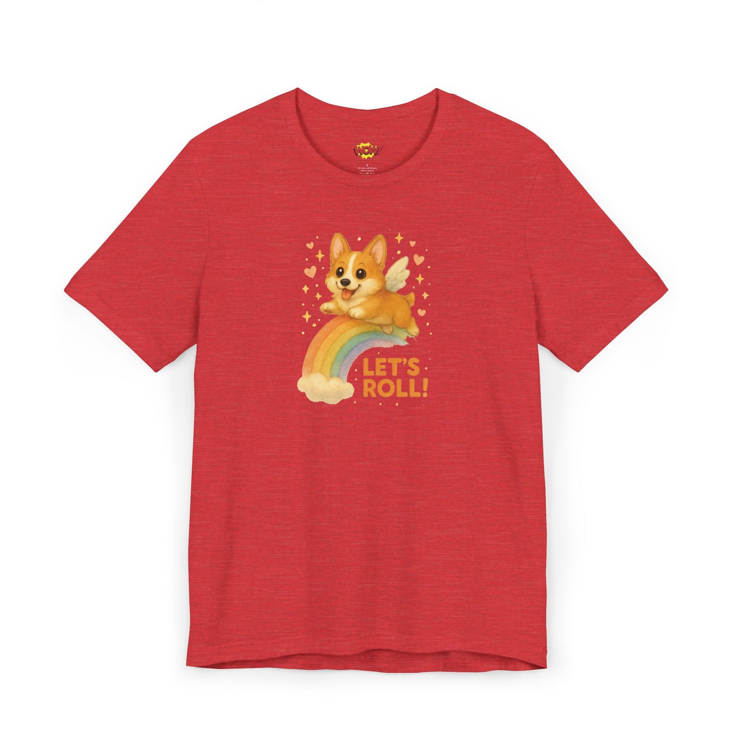 Corgi Rainbow Ride T-Shirt