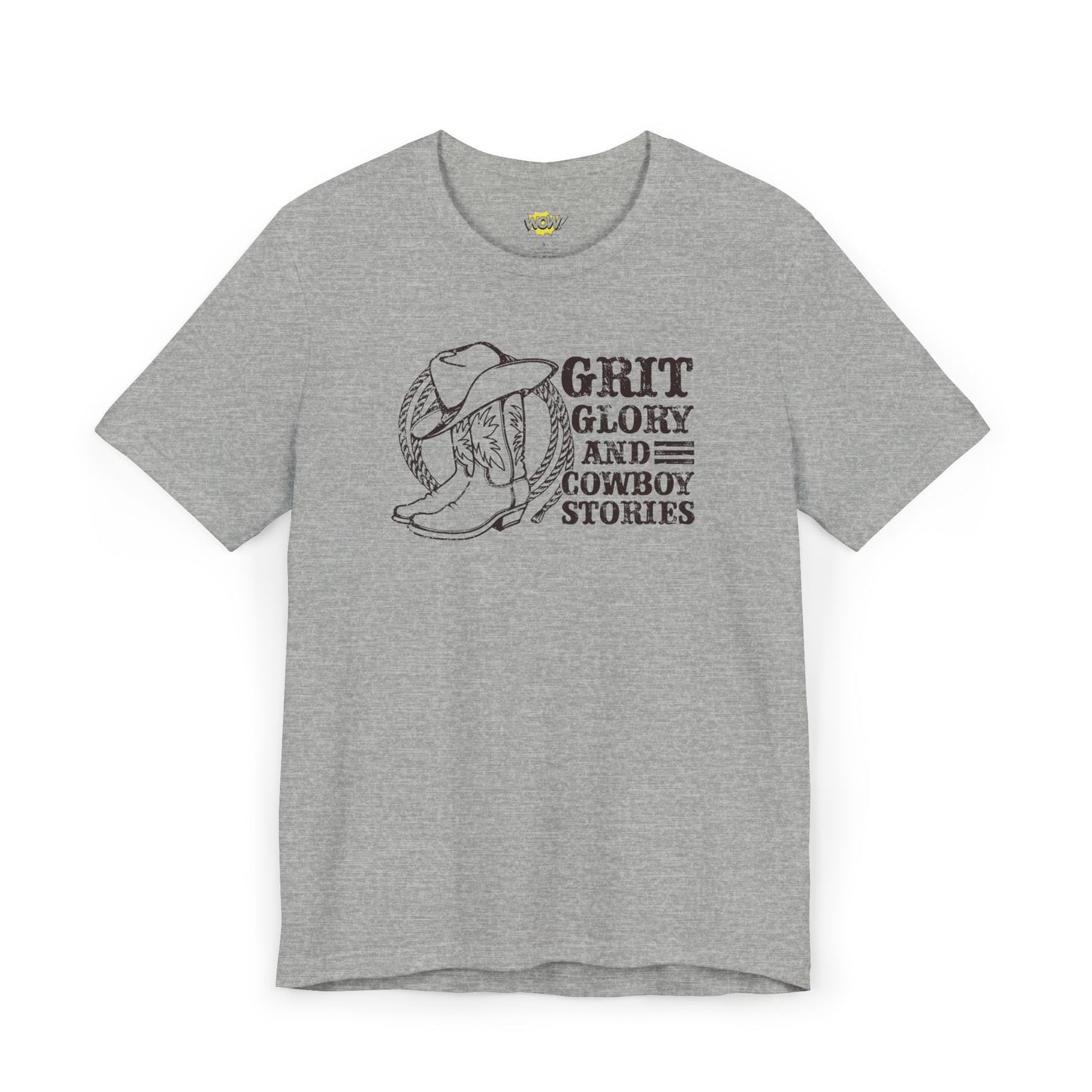 Grit, Glory, and Cowboy Stories T-Shirt