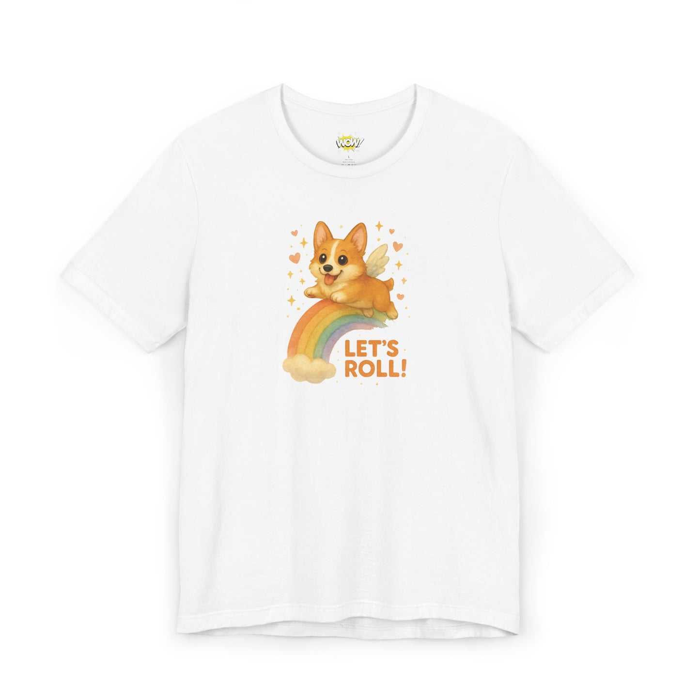 Corgi Rainbow Ride T-Shirt