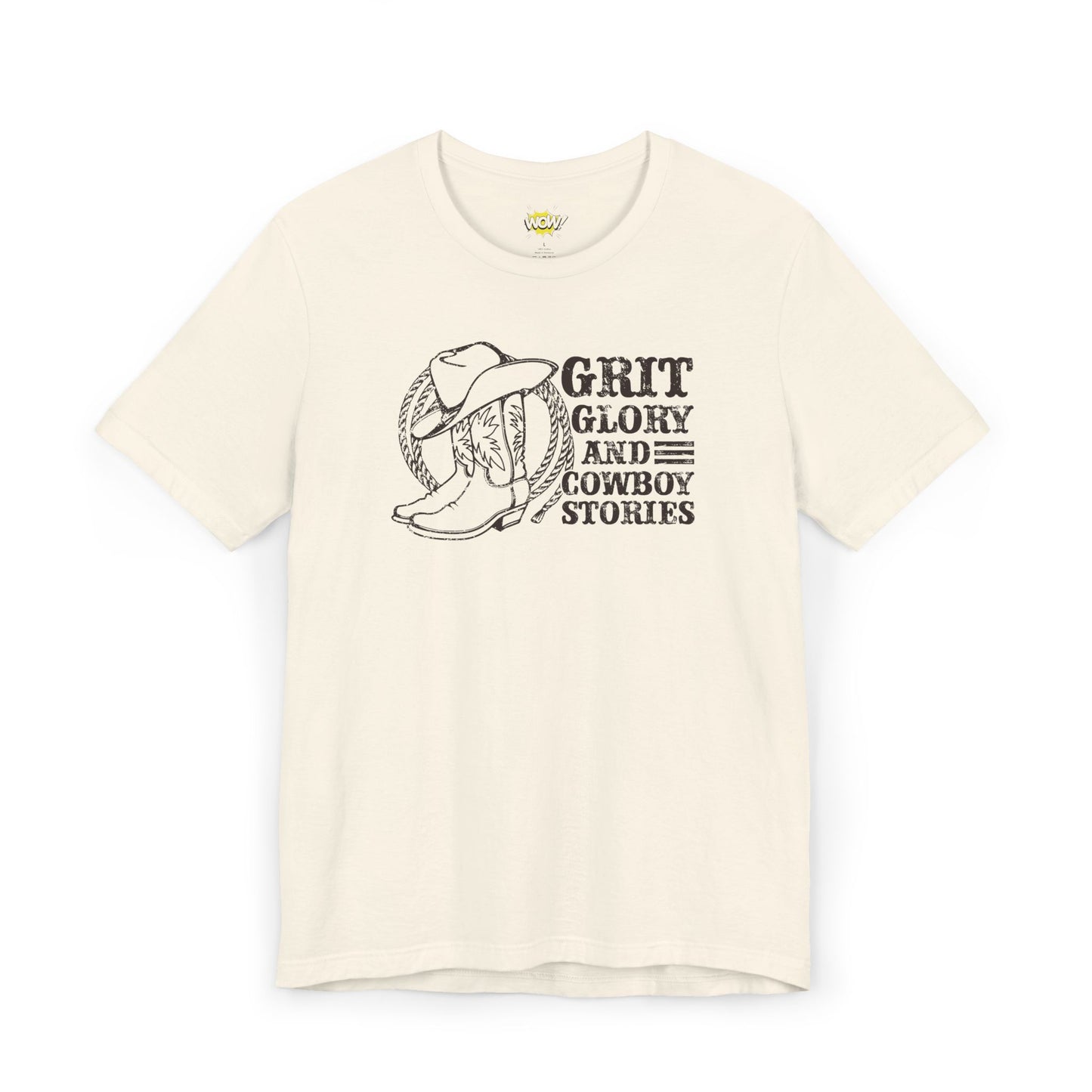 Grit, Glory, and Cowboy Stories T-Shirt