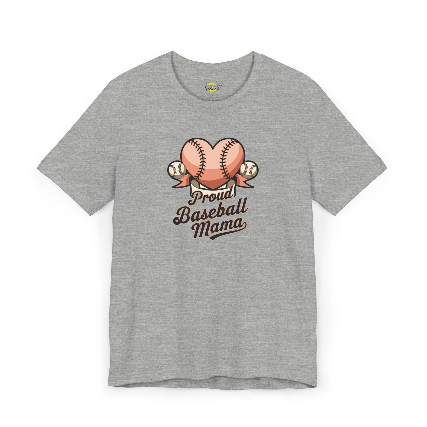 Proud Baseball Mama T-Shirt
