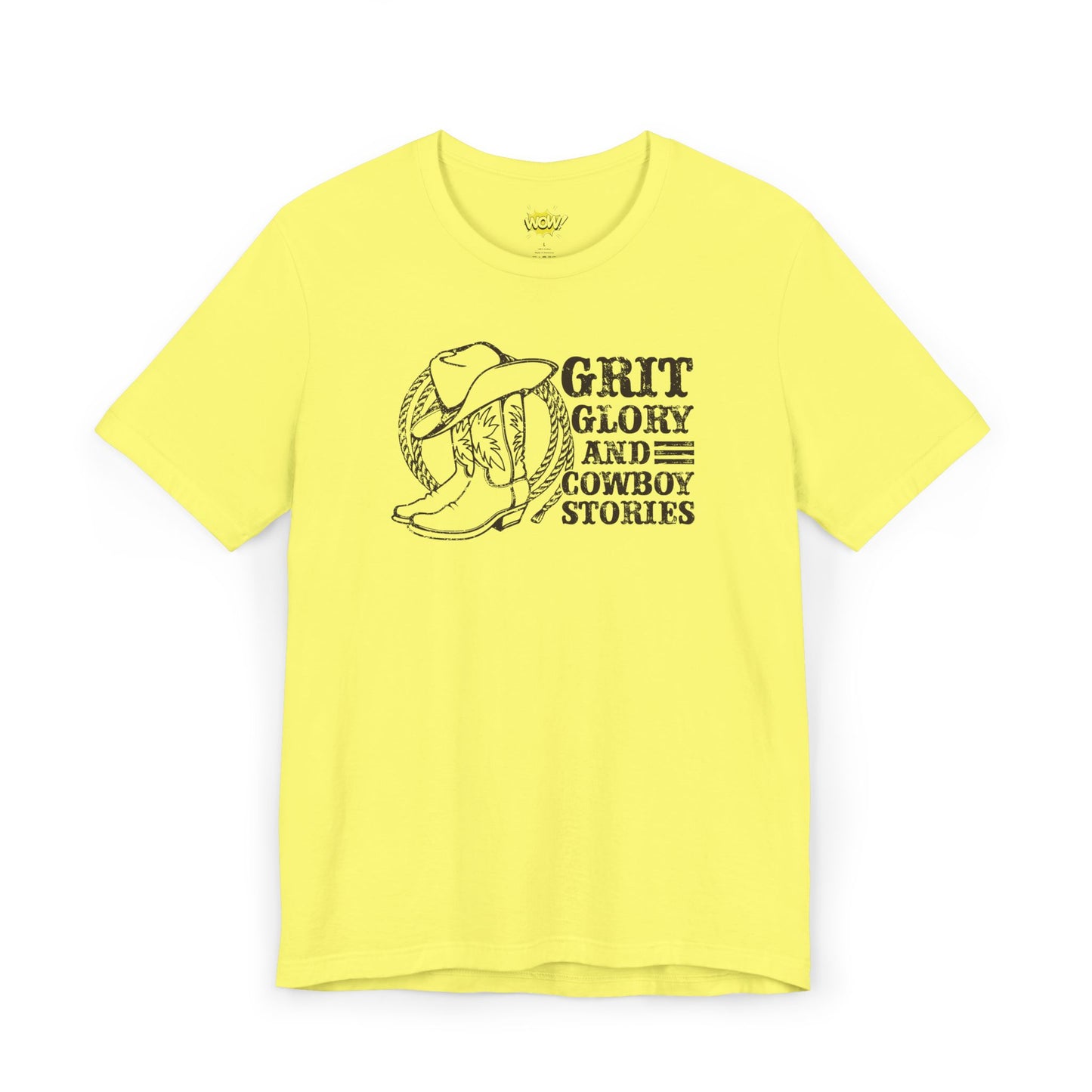 Grit, Glory, and Cowboy Stories T-Shirt