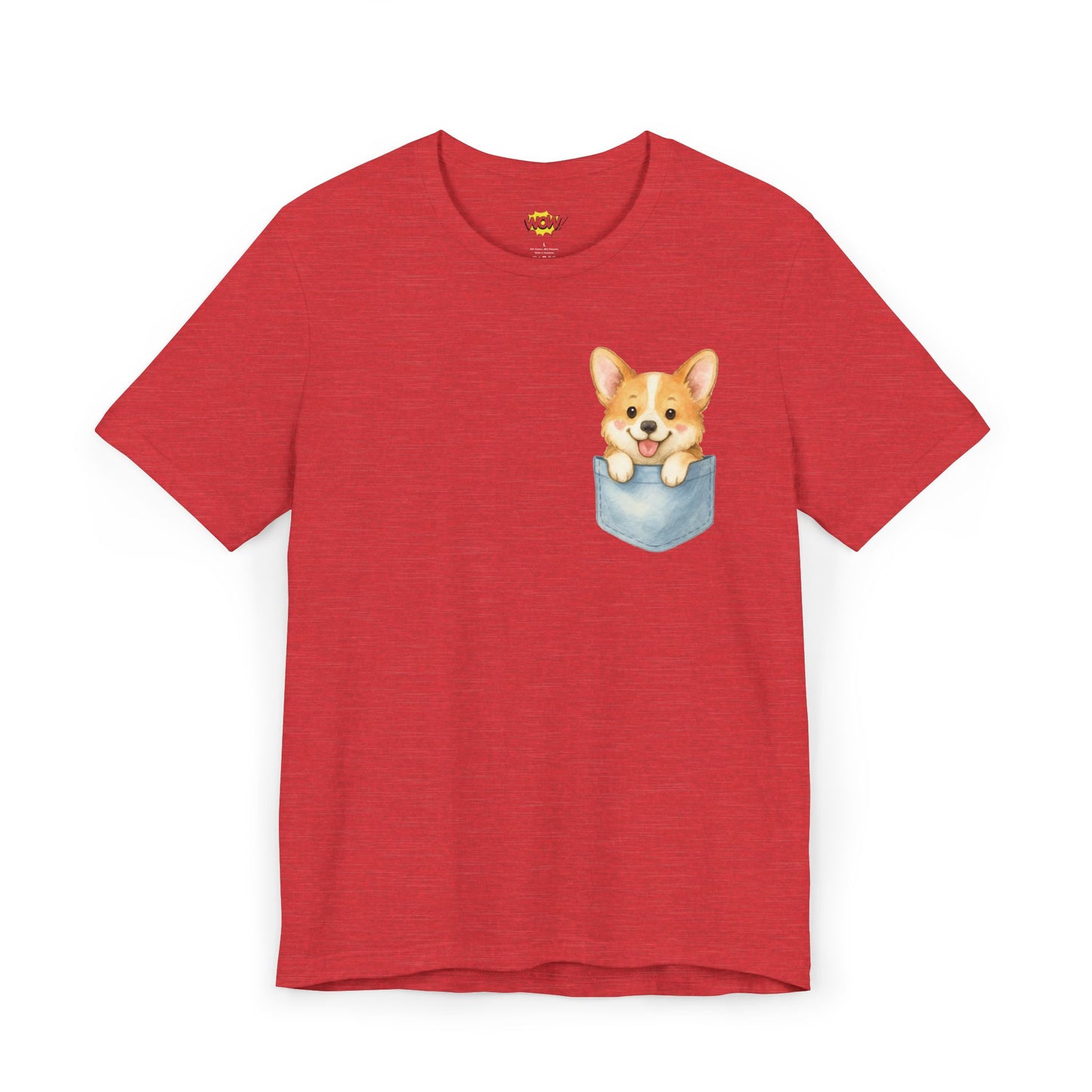 Corgi Inside Pocket T-Shirt