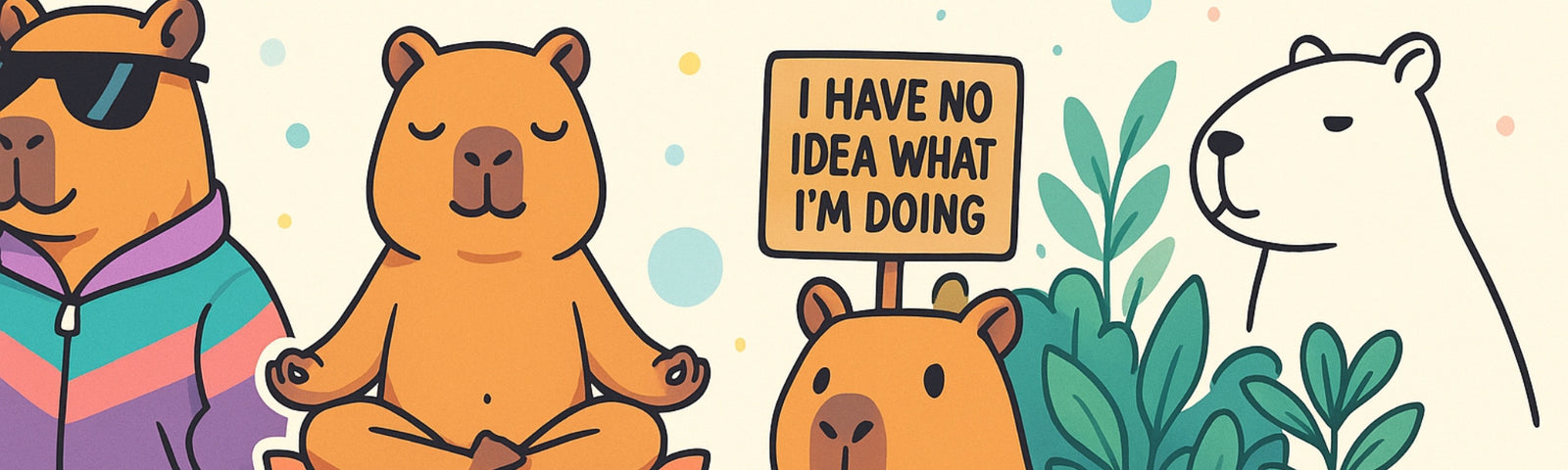Capybara T-Shirts Banner