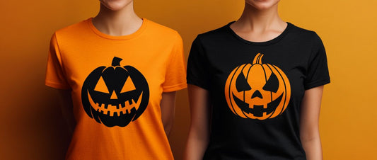 Exploring Halloween T-shirt Color Palettes: Orange, Black, and Purple
