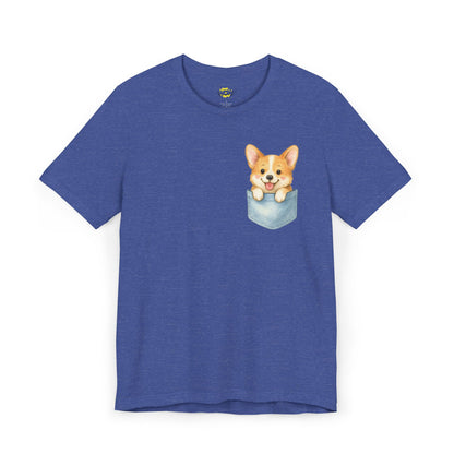 Corgi Inside Pocket T-Shirt