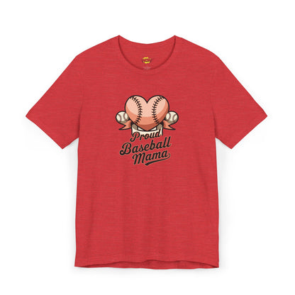 Proud Baseball Mama T-Shirt