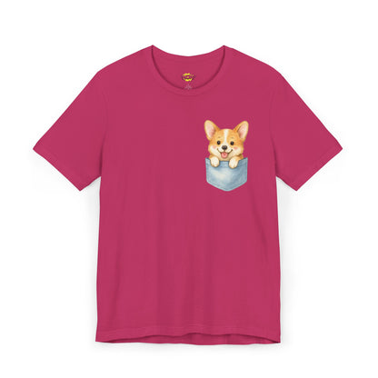 Corgi Inside Pocket T-Shirt