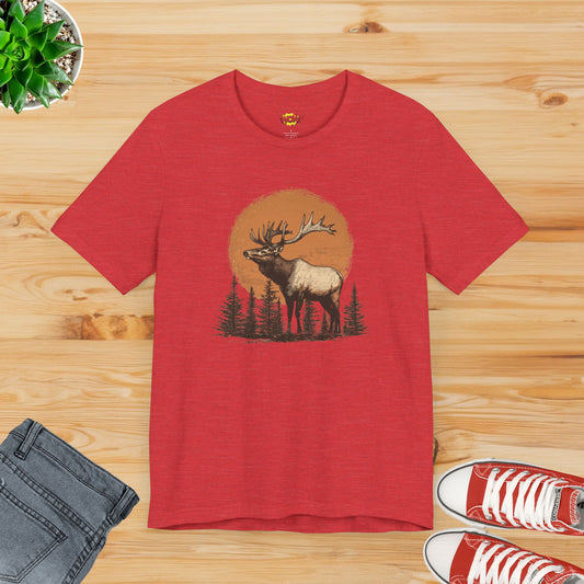 Yellowstone Elk and Forest T-Shirt