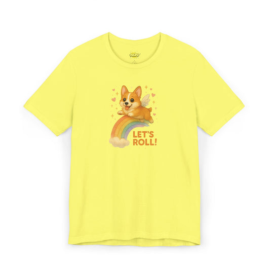 Corgi Rainbow Ride T-Shirt