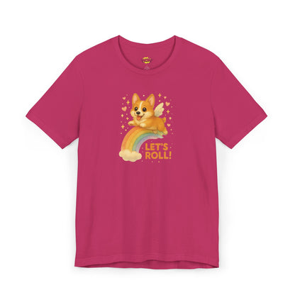 Corgi Rainbow Ride T-Shirt