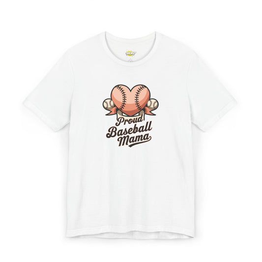 Proud Baseball Mama T-Shirt