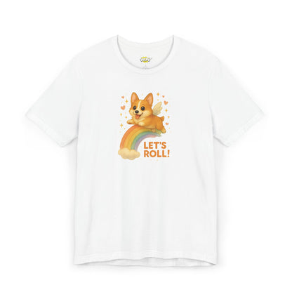 Corgi Rainbow Ride T-Shirt
