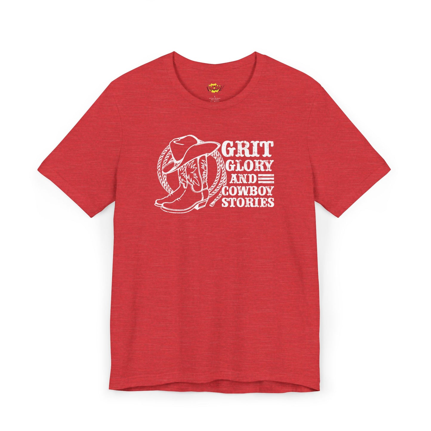 Grit, Glory, and Cowboy Stories T-Shirt