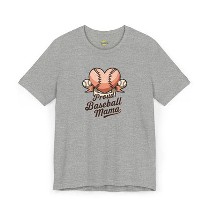 Proud Baseball Mama T-Shirt